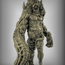 Argus masaüstü iblis fantezi dev canavar rpg Warhammer Zindanlar Ejderhalar Lovecraft kaos dnd yol bulucu oyunları mitos Kingsofwar Ageofsigmar Beastsofchaos hapsetme 3d print model - Mito3D