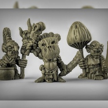 goblin shaman tabletop fantasy rpg warhammer dungeonsanddragons dnd pathfinder tabletopgames kingsofwar sorcerer spellcaster ageofsigmar aos 3d print model - Mito3D