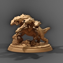 Hydra Tischplatte Fantasie griechisch Monster Brettspiel Mythos 3d print model - Mito3D