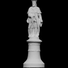 William malaspine statue calcul Italie 3dprinting 3dprintable scantheworld Padoue pré vallée guglielmomalaspina 3d print model - Mito3D
