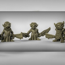 goblinler el silahlar masaüstü fantezi cin rpg Warhammer Zindanlar Ejderhalar dnd yol bulucu oyunları Kingsofwar Ageofsigmar aos 3d print model - Mito3D