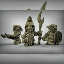 goblin hearders tabletop fantasy rpg warhammer dungeonsanddragons dnd pathfinder tabletopgames kingsofwar ageofsigmar aos 3d print model - Mito3D