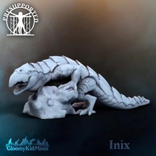 inix tabletop dinosaur dnd pathfinder darksun athas 3d print model - Mito3D