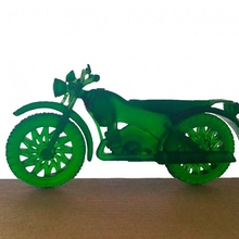 md bicyclette moto voiture 3dprint 3dprinting 3d model bike design old school 3d print model - Mito3D