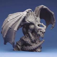 uralt Wut Tischplatte Kreatur Drachen Monster Miniatur dnd 3d print model - Mito3D