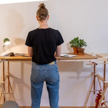 kochl croyez DIY taille Ajustable table budget meubles ergonomique 3d print model - Mito3D