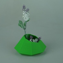 inverse diamant vase jardin concurrence décoration diamondvase 3d print model - Mito3D