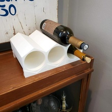 modular vino estante jardín moderno 3d print model - Mito3D