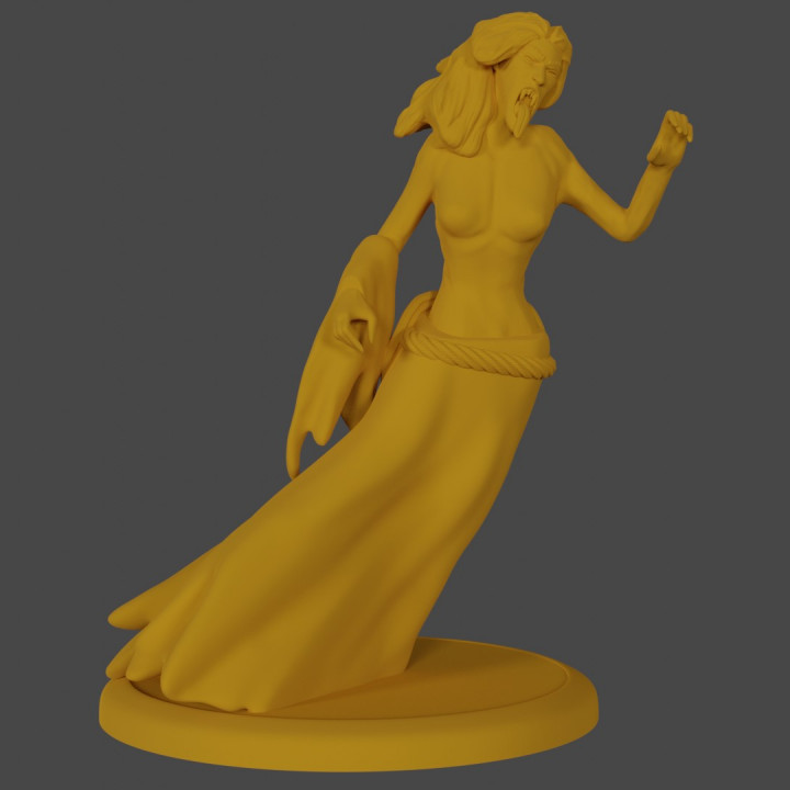 Banshee masaüstü kadın hayalet ölümsüz kötü ruh 3D print model - Mito3D