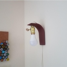 hanging wall lamp & garden mount decor 3d print model - Mito3D