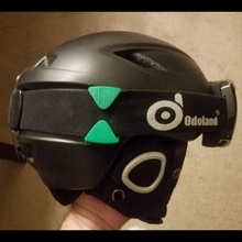esqui óculos grampo capacete 3d print model - Mito3D