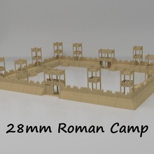 28mm roman camp tabletop terrain imperial legion caesar fortification 1 72 legionnary 3d print model - Mito3D