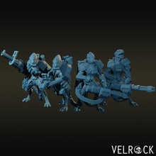 reptil soldado pesados mesa lagartija martillo guerra ciencia ficción 40k gente 3d print model - Mito3D