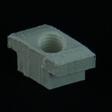 rhombus Mutter m8 erstellt partsolutions Garten mechanik Ersatzteile rhombusnutm8 3d print model - Mito3D