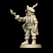 juicio morder corsario pirata capitán chafarote merodeador matón 3d print model - Mito3D