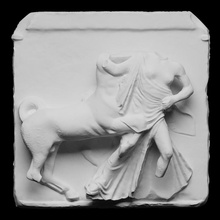 Zentaur entführen Lapith Frau Scan Griechenland Skulptur Jalousie 3dprintable Lapithen 3d print model - Mito3D