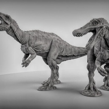 baryonyx table dinosaure préhistorique dnd éclaireur crottes dragons 3d print model - Mito3D