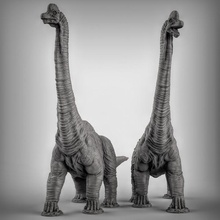 Brachiosaurus masaüstü hayvan Dinozor tarih öncesi Zindanlar Ejderhalar dnd yol bulucu 3d print model - Mito3D