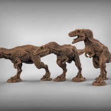 alioramus masaüstü Dinozor tarih öncesi Zindanlar Ejderhalar dnd yol bulucu 3d print model - Mito3D