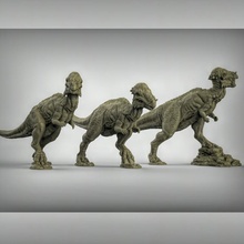 pachycephalosaurus tabletop dinosaur prehistoric dungeonsanddragons dnd pathfinder 3d print model - Mito3D