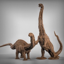 diplodocus mesa dinosaurio prehistórico calabozos Dragones dnd pionero 3d print model - Mito3D