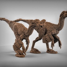 oviraptor tabletop dino dinosaur prehistoric dungeonsanddragons dnd pathfinder 3d print model - Mito3D