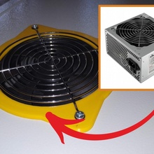 ventilateur gril couverture gaine refroidissement coverfan gridfan grillfan guardfan 3d print model - Mito3D