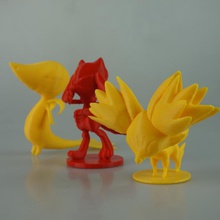 pok mon figura ação estilo amiibo fan art pokemon actionfigure riolu fennekin snivy 3d print model - Mito3D
