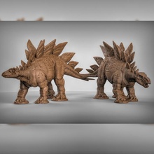 stegosauro tavolo animale dino dinosauro preistorico Dungeons and Dragons dnd esploratore 3d print model - Mito3D