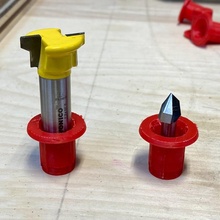 router bit holder insert tool woodworking 3d print model - Mito3D