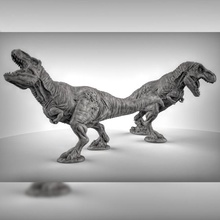 tyrannosaurus tabletop dino dinosaur prehistoric dungeonsanddragons dnd 3d print model - Mito3D
