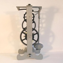galileo escapement clock mechanical 3d print model - Mito3D