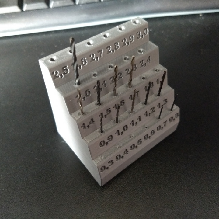 drill bit holder tool 3D print model - Mito3D