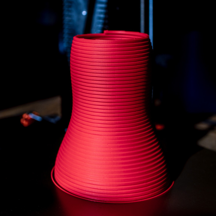 hexagonal layered vaso printception inspired carina fiori arredamento piante grasse 3D print model - Mito3D