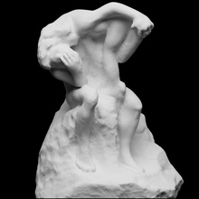 heykeltıraş ilham perisi taramak heykel mermer Fransa Rodin 3dprintable 3d print model - Mito3D