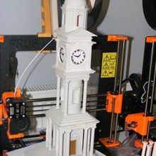 herne baia orologio Torre 3d print model - Mito3D