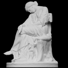 penelope scan sculpture marble france 3dprintable orsay 3d print model - Mito3D