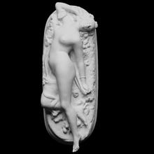 woman bitten snake scan sculpture marble france 3dprintable orsey 3d print model - Mito3D