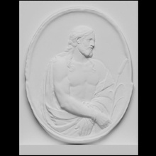 ecce homo scan portrait marble louvre france 3dprintable relief 3d print model - Mito3D