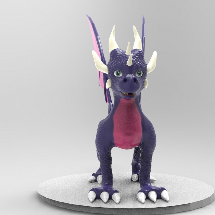 cynder dragón juegos juguetes juguete video xbox ps2 actionfigure spyro thelegendofspyro 3D print model - Mito3D