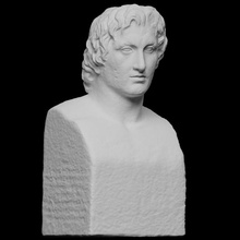 Alexander großartig Scan Büste Skulptur Frankreich 3dprintable 3d print model - Mito3D