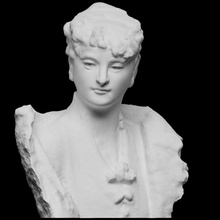 madame roll scan bust marble france 3dprintable orsay 3d print model - Mito3D
