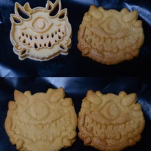 cacodemon cookie cutter doom 3d print model - Mito3D