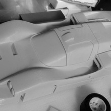 studio modellazione chaparral 2f cardesign auto corsa jimhall 3d print model - Mito3D