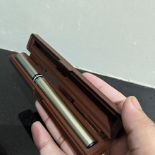 universal pen case tactile showcase holder hinged 3d print model - Mito3D