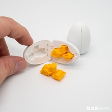 sürpriz Yumurta 12 küçük vapur baskı yeri koleksiyon print in place kıyaslama Paskalya yumurtası çorap yumurta stres testi 3d print model - Mito3D