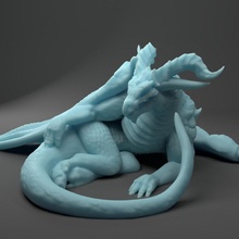 Barde dragon table noir or dnd barde 3d print model - Mito3D