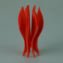 inverse invase jardín competencia florero ramo flores 3d print model - Mito3D