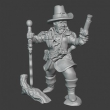 witch hunter - free model 40k fantasy rpg warhammer miniature 28mm dnd mordheim aos pahfinder 3d print model - Mito3D