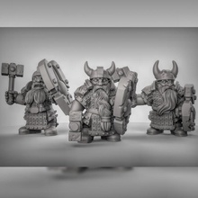 armoured dwarves tabletop warhammer dwarf dungeonsanddragons dnd pathfinder ageofsigmar aos armoureddwarves kingsofwars tabletopgameing 3d print model - Mito3D